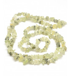 Préhnite - Chapelet pierre chips