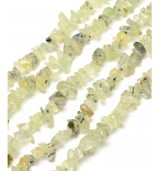 Préhnite - Chapelet pierre chips