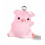 Pendentif petit cochon kawai en résine
