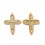 Connecteur grande croix + zircon blanc