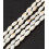 5mm - perle de nacre grain de riz - Chapelet