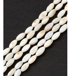 5mm - perle de nacre grain de riz - Chapelet