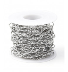 Chaine losange sparkle - acier inoxydable (10cm)