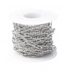 5m - bobine trombone fine sparkle - acier inoxydable