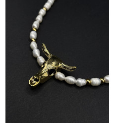 6X4mm - perles de culture naturelles - Chapelet