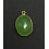 chrysoprase - pendentif serti oval en pierre