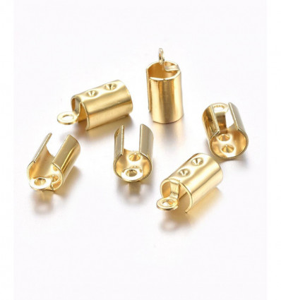 100pcs - Gros embout pour chaine en acier