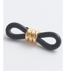 100pcs - attache lunette acier inoxydable