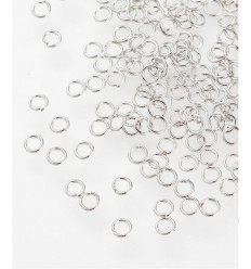 500pcs - Anneaux 2,5mm acier inoxydable