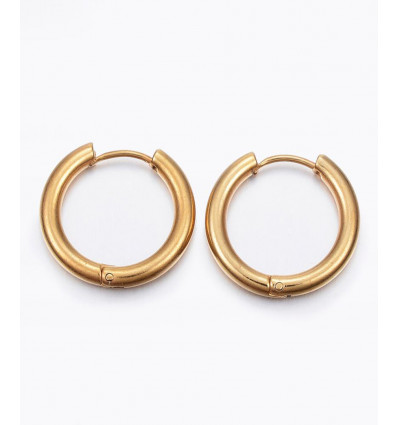 Créole inoxydable épaisse 20mm (2pcs)