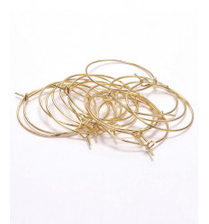 100pcs - Créole fine 30mm