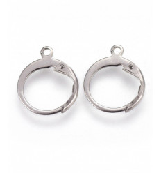 100pcs - Dormeuses ronde