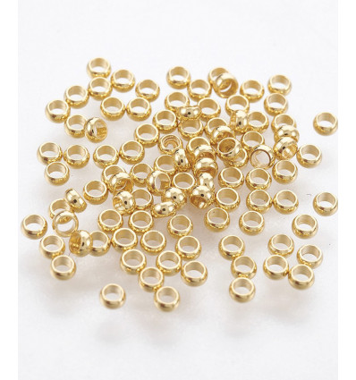 250pcs - Perles à écraser 1,9mm
