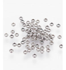 250pcs - Perles à écraser 1,9mm