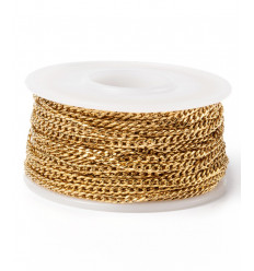 10m - Bobine chaine mini gourmette