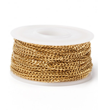 10m - Bobine chaine mini gourmette