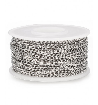 10m - Bobine chaine mini gourmette