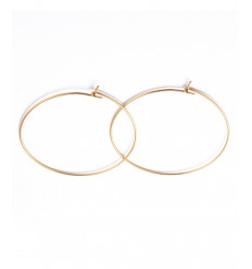 100pcs - Créole fine 40mm