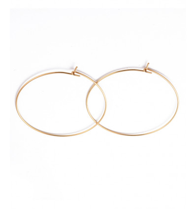 100pcs - Créole fine 35mm