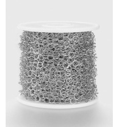 10m - Bobine chaine gros maillons ronds inoxydable