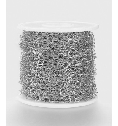 10m - Bobine chaine gros maillons ronds inoxydable
