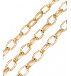 140pcs - Anneaux brisés ovales 8x5mm - acier inoxydable