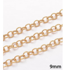 140 anneaux - Anneaux brisés ronds 9mm - acier inoxydable