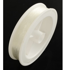 100m - Bobine élastique Crystal 0,6mm