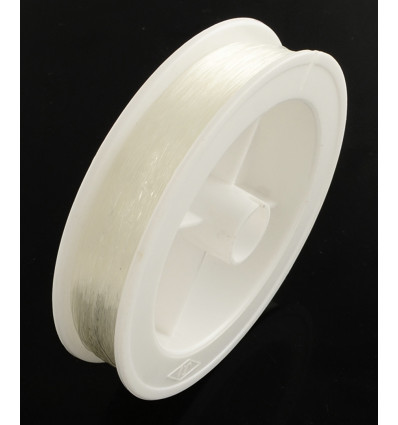 100m - Bobine élastique Crystal 0,6mm