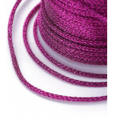 Bobine fil de jade lurex (7m)