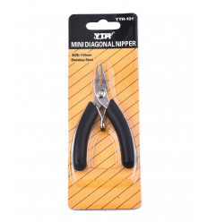 Mini pince à bijoux arrondie en acier inoxydable