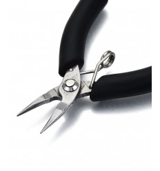 Mini pince à bijoux arrondie en acier inoxydable