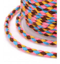 Bobine fil de coton & lurex (4m)