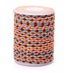 Bobine fil de coton & lurex (4m)