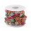 Chaine fleurs tissées acier inoxydable (10cm)