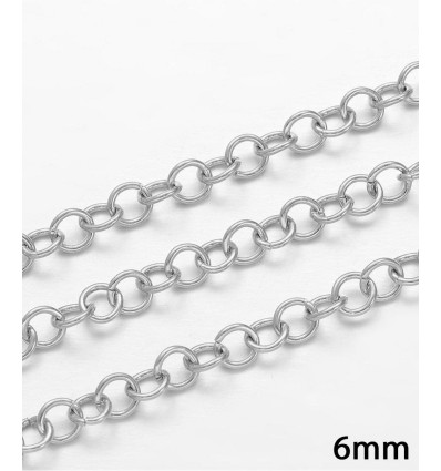 6mm - 250 anneaux - Anneaux brisés ronds