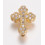 Perle croix avec zirconium
