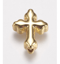 Perle croix avec zirconium