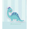 Ecusson dinosaure