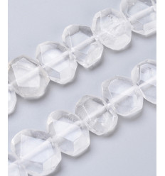 quartz naturel - Chapelet pierre forme divers