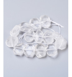 quartz naturel - Chapelet pierre forme divers