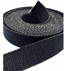 Sangle marine & doré