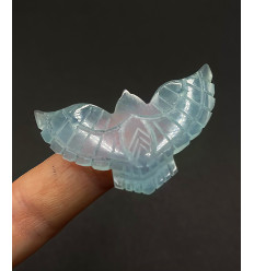 Onyx bleu ciel - Aigle moyen en pierre