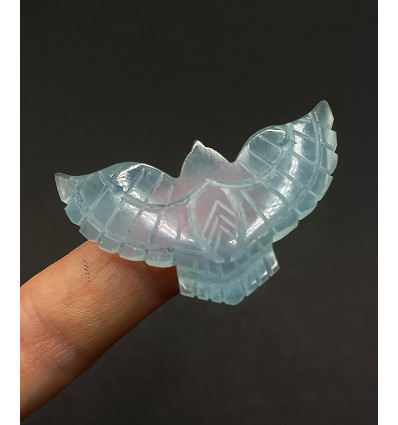 Onyx bleu ciel - Aigle moyen en pierre