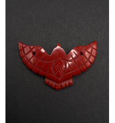 Agate rouge - Aigle moyen en pierre