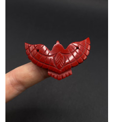 Agate rouge - Aigle moyen en pierre