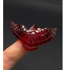 Onyx rouge - Aigle moyen en pierre