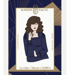 Patron robe, blouse Lauren