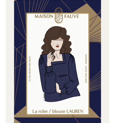Patron robe, blouse Lauren
