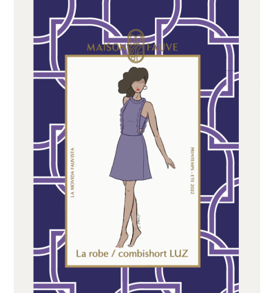 Patron robe, combishort Luz